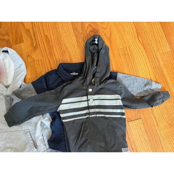 Set of three Osh Kosh 24 months long sleeved fall‎ tops Mint condition No flaws - Picture 2 of 4